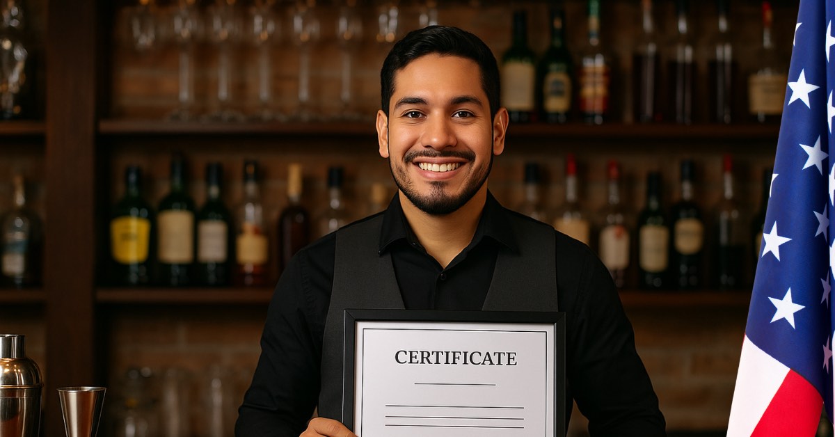 cursos gratis con certitifcado usa mesero bartender