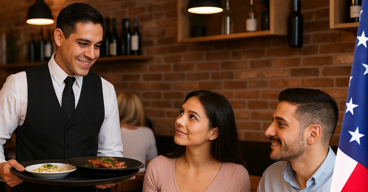 Cursos gratis con certificado para trabajar como mesero o bartender en USA